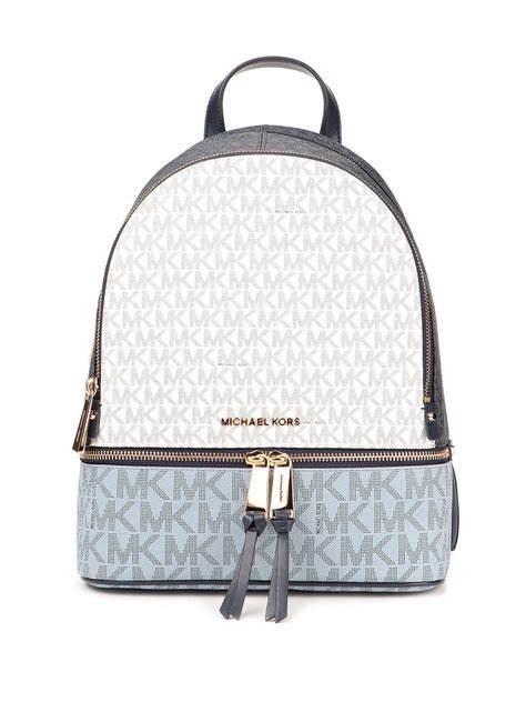 michael kors ocean blue backpack|blue jean michael kors purse.